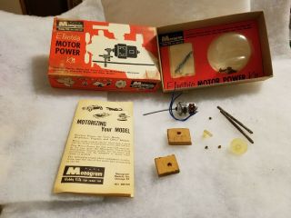 Rare Vintage 1960 Monogram Models Electric Motor Power Kit