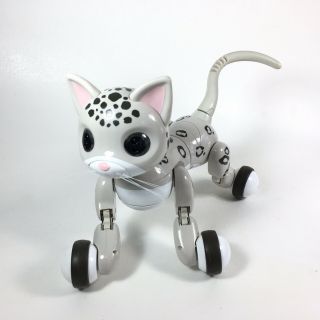 Very Rare Zoomer Kitty Zooey Snow Leopard Spots Interactive Robot Cat