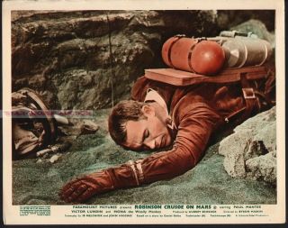 Byron Haskin - Robinson Crusoe On Mars Rare Sci - Fi Movie Uk Lobby Card