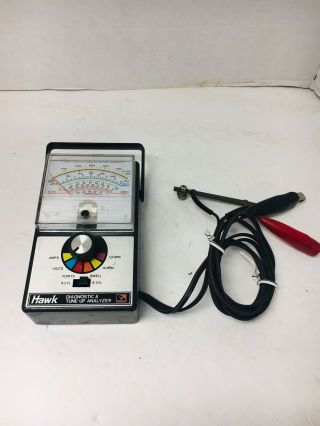 Hawk Diagnostic And Tuneup Analyzer 8cyl Or 6cyl.  Vintage & Rare Tool That