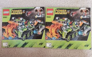 Lego Power Miners 8961 Crystal Sweeper Rare Discontinued