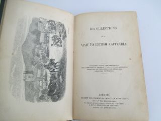 Recollections of A VISIT TO BRITISH KAFFRARIA circa 1880,  Illustrated,  Rare 4
