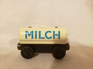 Thomas wooden railway very Rare German Milch Tanker 1996 Vintage vguc 2