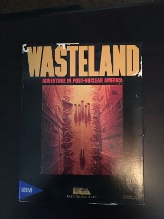 Electronic Arts - Wasteland Game,  Pc 5.  25 " (rare Rpg,  1988 Issue)