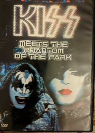 Kiss Meets The Phantom Of The Park Dvd Cheesy Release Rare