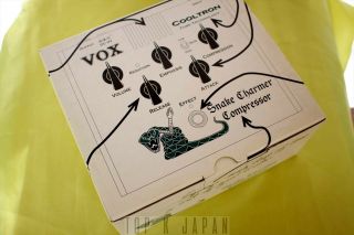Tube Compressor Effects Pedal Rare Vox Ct - 05co Snake Charmer Brand From Japan