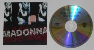 Madonna - Sticky & Sweet Tour U.  S.  Promo Dvd - Rare