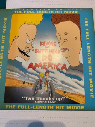 Beavis And Butt - Head - Do America Rare (laserdisc Movie 1997 Widescreen Us Print