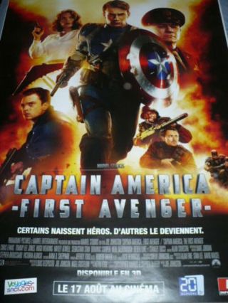 Captain America - First Avenger - 120x175cm - Rare Poster Rolled