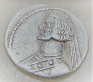 Rare Ancient Parthian Ar Silver Drachm Orodes Ii