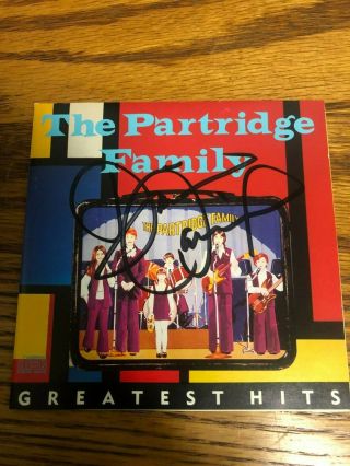 Partridge Family Greatest Hits Cd Autographed By David Cassidy Nm Rare