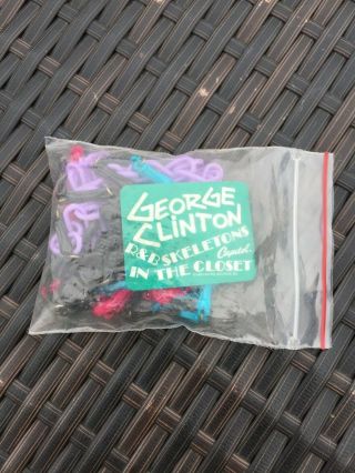 Rare George Clinton R&b Skeletons In My Closet Promo Skeletons On A Purple Chain