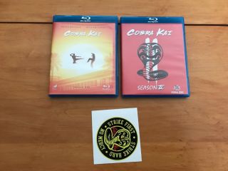 Cobra Kai Blu - Ray [season 1 & 2] - Karate Kid Sequel Series Rare Great Series