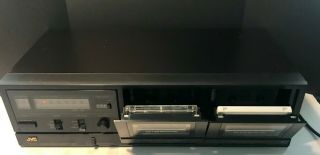 Vintage - Rare JVC TD - W106 Stereo Double Dubbing Cassette Tape Dual Deck PREPAID 2