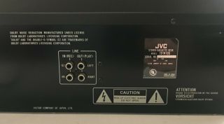 Vintage - Rare JVC TD - W106 Stereo Double Dubbing Cassette Tape Dual Deck PREPAID 3