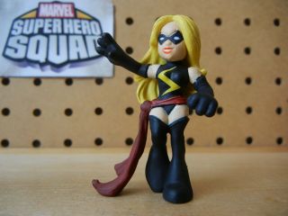 Marvel Hero Squad Rare Ms Marvel Carol Danvers Warbird From Avengers 4 - Pk