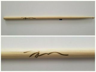 Zak Starkey Signed Drum Stick The Who Oasis Band Rare Autograph Drumstick Rad
