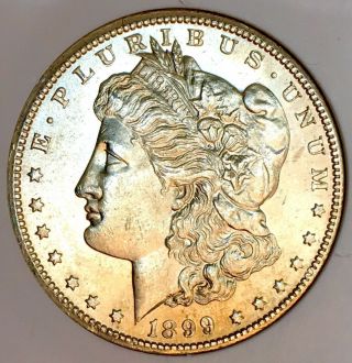 1899 O Morgan Gem Bu,  Rare Date Gorgeous Proof Like Coin 6222