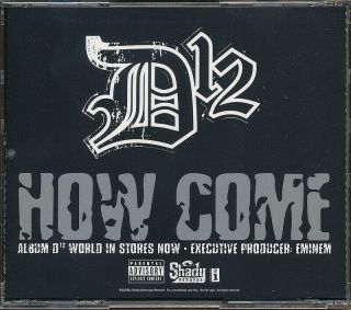 D12 How Come Rare Promo Dj Cd Single 2004