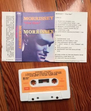 Morrisey Viva Hate Rare Uruguay Cassette Tape