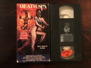 Death Spa VHS Uncut Unedited Version Rare Horror Gore MPI Home Video 8