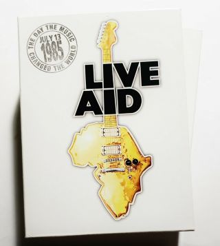 Live Aid (dvd,  2004,  4 - Disc Set) Rare & Oop W/ Insert July 13 1985 Concert