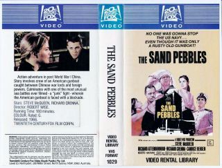 The Sand Pebbles - Action/war Rare Vhs Tape 1966