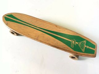 Vintage Nash Goofy Foot,  Sidewalk Surfboard,  60’s Rare Skateboard 7 Green