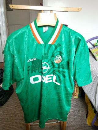 Rare Old Ireland 1994 Football Shirt Size Xtr Large
