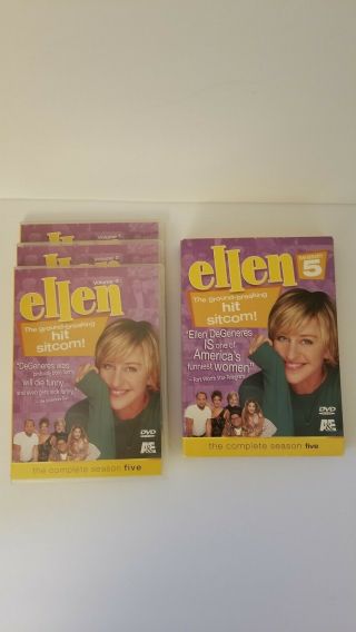 Ellen Degeneres The Complete Season 5 Dvd 3 - Disc Box Set Rare Oop Viewed Once