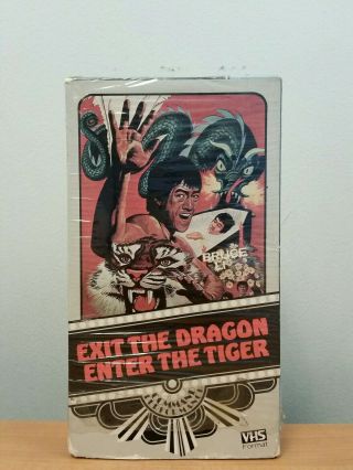 Exit The Dragon Enter The Tiger Vhs Rare Vci Command Performance Kung Fu.