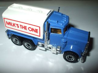Matchbox Lesney Superfast 56 Peterbilt Tanker Truck Rare Plain Blue Cab
