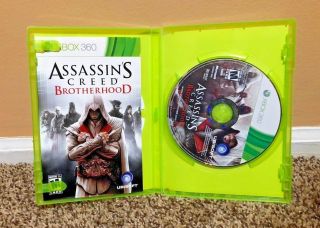 Assassin ' s Creed: Brotherhood Collector ' s Edition Microsoft Xbox 360 - Rare CIB 6
