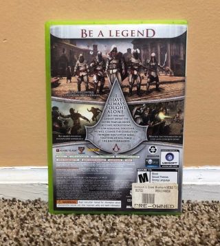 Assassin ' s Creed: Brotherhood Collector ' s Edition Microsoft Xbox 360 - Rare CIB 7