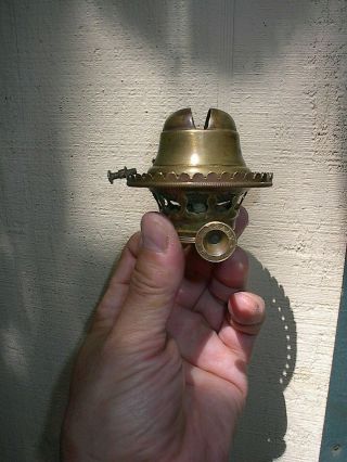 Rare Old Early 1860s Holmes Booth & Hayden “library” Antique Oil Lamp Burner