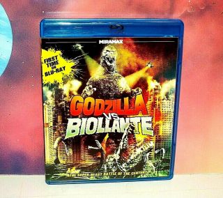 Godzilla Vs.  Biollante (blu - Ray Disc,  2012,  Rare & Oop)