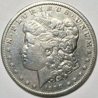 1890 Cc Rare Morgan Silver Dollar