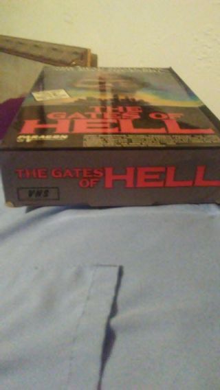 The Gates Of Hell Paragon video big box Vhs Lucio Fulci horror gore classic rare 6