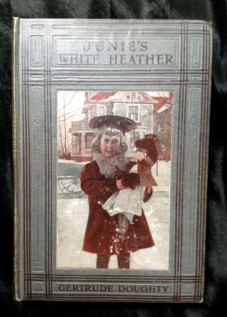 Rare Antique 1913 Book Girl Bisque Doll Cover Junie 