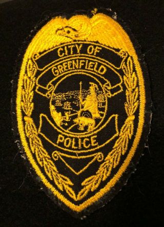 Greenfield California Ca Police Sheriff Patch Highway Patrol State Very Old Rare