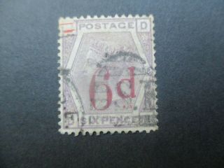Uk Stamps: Overprint - Rare (g372)