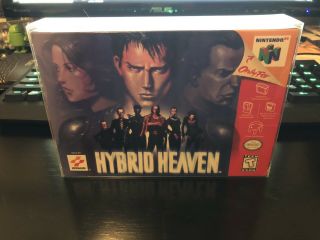 ☆ Hybrid Heaven (nintendo 64 1999) Rare N64 Complete Game Near