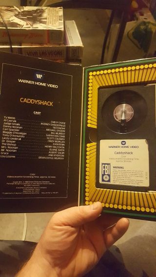 Caddyshack Warner Brothers Home Video Big Box Betamax Not VHS RARE OOP HTF 3