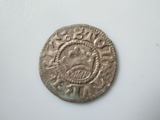 Sweden medieval silver coin,  Sten Sture the Elder 1/2 örtug Hybrid,  L17 RARE 2