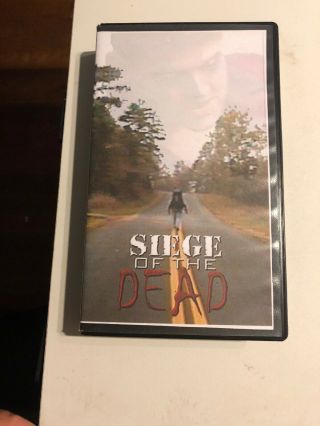 Siege Of The Dead Vhs Lead Rain Entertainment Rare Oop Sov Zombies