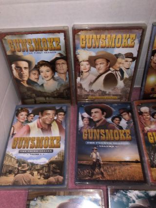 Gunsmoke Dvd Seasons 1 - 6,  30 Discs Season 1,  2,  3,  4,  5,  6 Rare 3