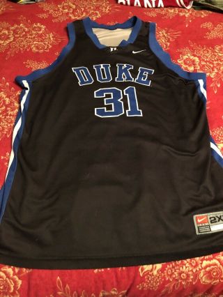 Rare Nike Authentic Duke Blue Devils Jersey Size 2xl Xxl