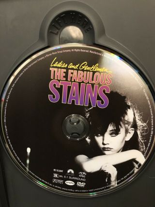 Ladies And Gentlemen The Fabulous Stains Diane Lane,  Punk Rock DVD Rare,  OOP VG 5