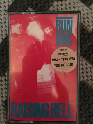 Run Dmc - Raising Hell - Rare 1986 Hip Hop Cassette Tape