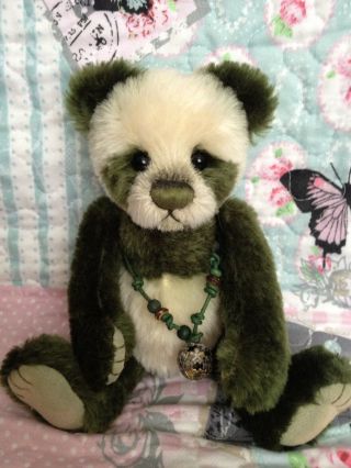 Charlie Bears Toto Panda Rare Retired 2009 Minimo Bear